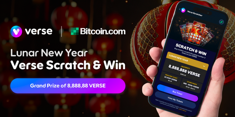 🐍 Lunar New Year Scratch & Win Campaign Is Live with a Grand Prize of 8,888,888 VERSE (~$1800) | by Bitcoin.com | Jan, 2025