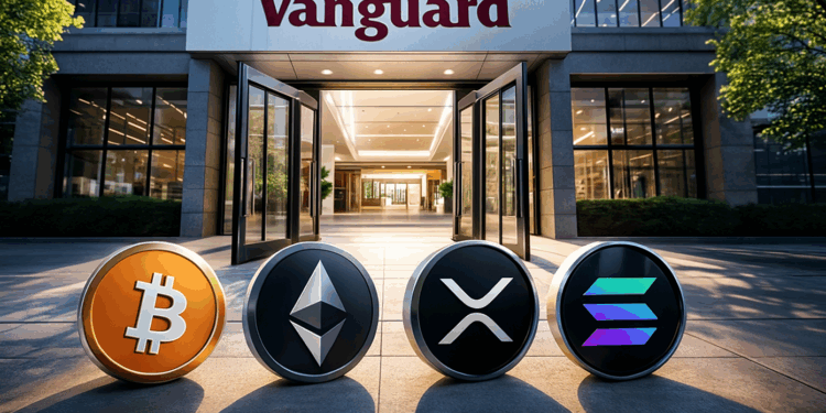 Vanguard reverses course, opens door to Bitcoin, Ethereum, XRP, and Solana ETFs