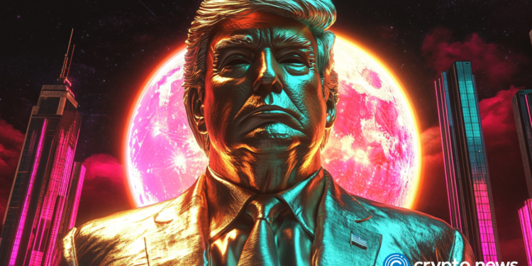 Trump MAGA statue has strange crypto backstory