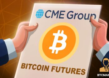 Bitcoin futures hit a 14-month low on CME today