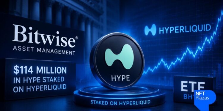 Bitwise Stakes $114 Million in HYPE on Hyperliquid as Its Spot ETF Doubles Down