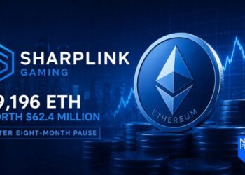 SharpLink Purchases 39,196 ETH Worth $62.4 Million After Eight-Month Pause