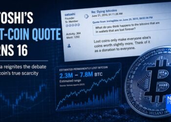 Satoshi’s Lost-Coin Quote Turns 16, Reigniting Bitcoin Scarcity Debate