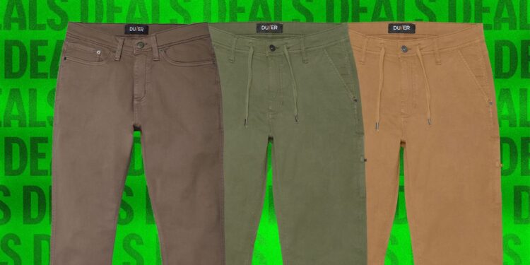 Duer’s Wear-Everywhere Pants Are on Sale This Weekend