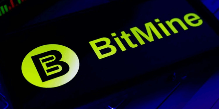 Bitmine Raises Ethereum Holdings to 5.70 Million ETH, Reaching 94% of 5% Supply Goal