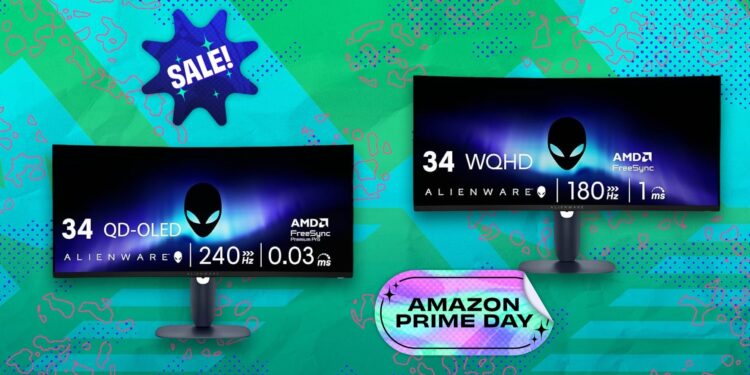 Alienware gaming monitors are down to record-low prices on Prime Day — last chance to upgrade for less