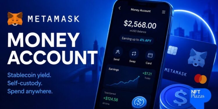 MetaMask Launches Stablecoin Yield Account With Card Spending