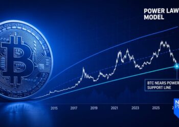 Bitcoin Nears Power Law Support Line Fidelity Has Tracked Since 2015