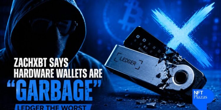 ZachXBT Calls Hardware Wallets “Complete Garbage”, Says Ledger Is the Worst