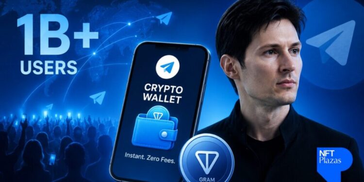 Pavel Durov Wants to Give a Billion Telegram Users a Native Crypto Wallet