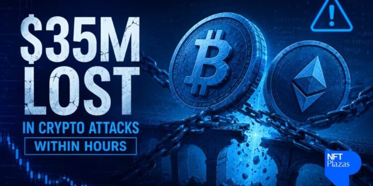 Bitcoin, Ethereum-Linked Protocols Lose $35 Million in Coordinated Attacks Within Hours