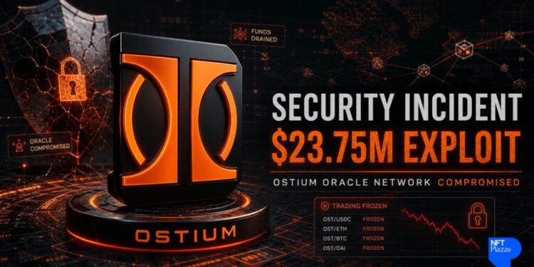Ostium Pauses Trading After Security Incident Amid $23.75M Exploit