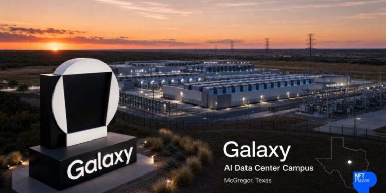Galaxy Expands AI Data Center Footprint With 500-Acre Texas Campus