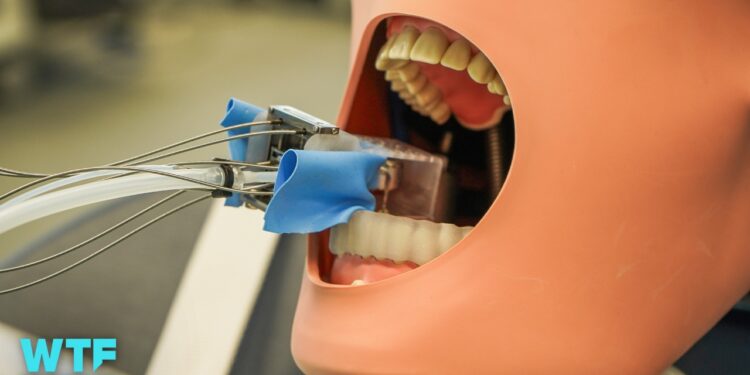 Meet the dental robot for tooth drilling