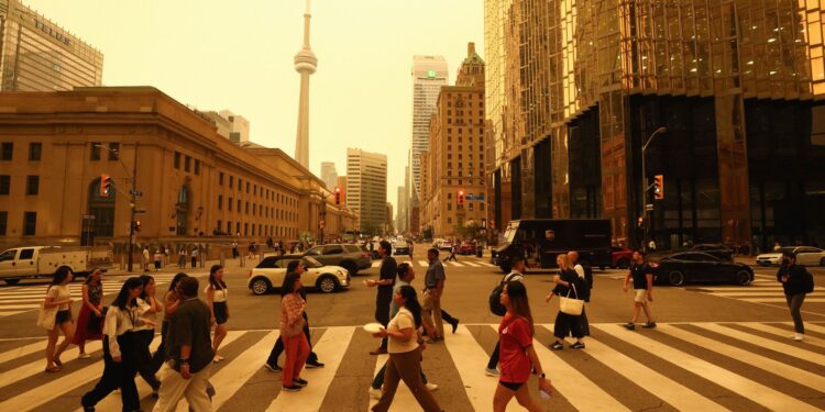 The Northeast Is Being Blanketed in Canadian Wildfire Smoke