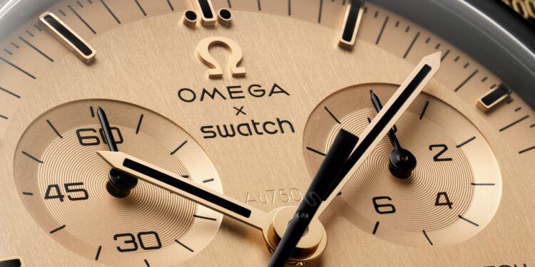Swatch’s New Gold MoonSwatch Solves the Problem of the Nightmare Royal Pop Launch