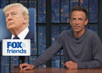 Seth Meyers reacts to Trumps touching tribute for Lindsey Graham