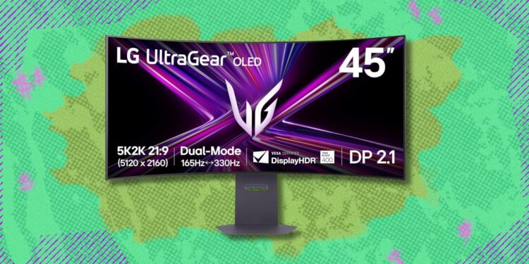 This $600+ price drop makes LG’s monster 45-inch 5K2K OLED gaming monitor a massive steal