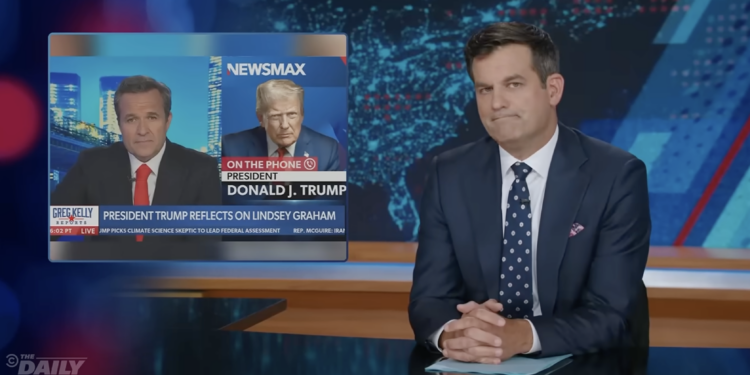 The Daily Show reacts to Trumps blunt words about Lindsey Grahams cause of death