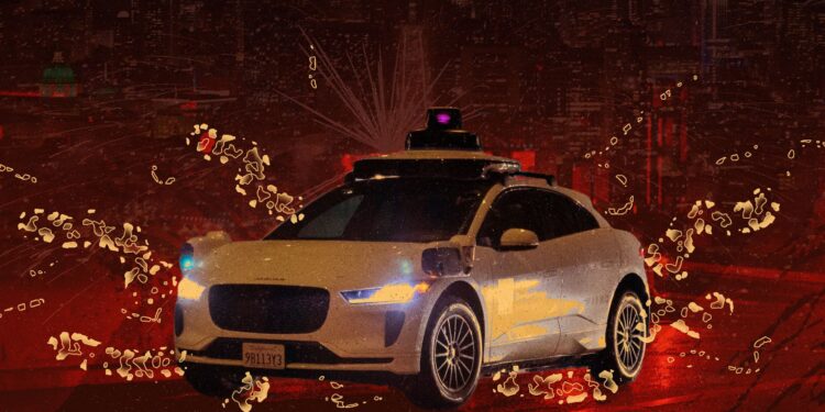 Are we on fire, dude? When a Waymo ran over a firework