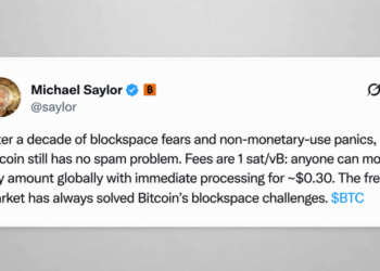 Michael Saylor Declares Bitcoin Has ‘No Spam Problem’ as BIP-110 Debate Escalates