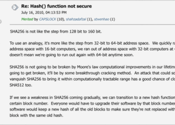 Satoshi Nakamoto Predicted Bitcoin’s Hash Defense 16 Years Before Quantum Fears