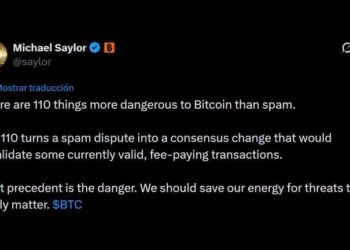 ‘110 Things More Dangerous’: Michael Saylor Slams Bitcoin’s Controversial Anti-Spam Fork