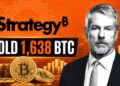 Michael Saylor’s Strategy Sells 1,638 Bitcoin as Cash Reserve Plan Expands