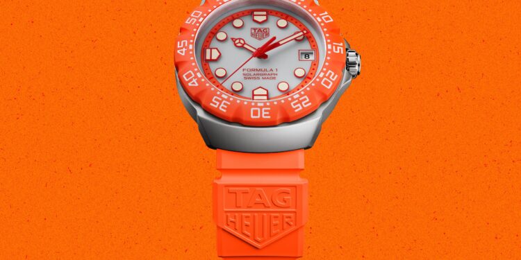 Orange Crush: TAG Heuer Drops a Bright Revamp of the Original Metal F1 Watch