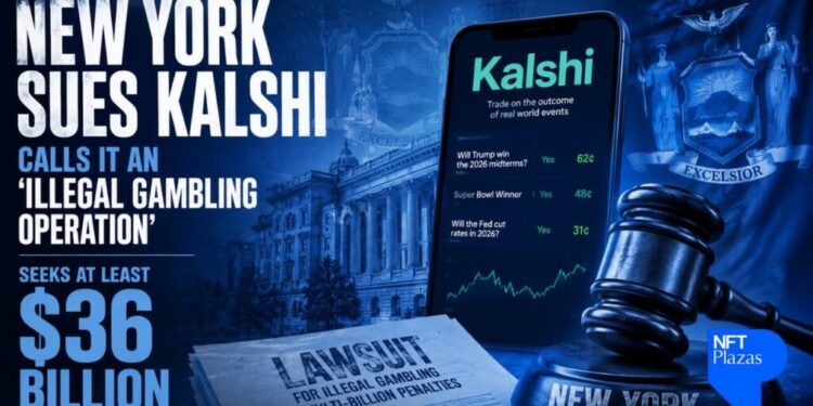 New York Sues Kalshi, Calls Prediction Market an ‘Illegal Gambling Operation,’ Seeks $36 Billion