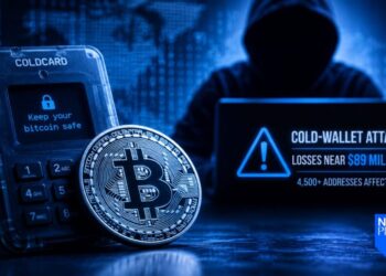 Bitcoin Cold-Wallet Attack Spreads to 4,500 Addresses as Losses Near $89 Million