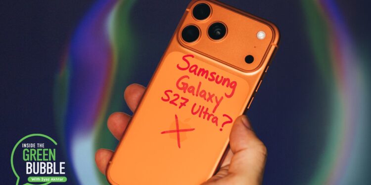 The Galaxy S27 Ultra might look like an Apple iPhone