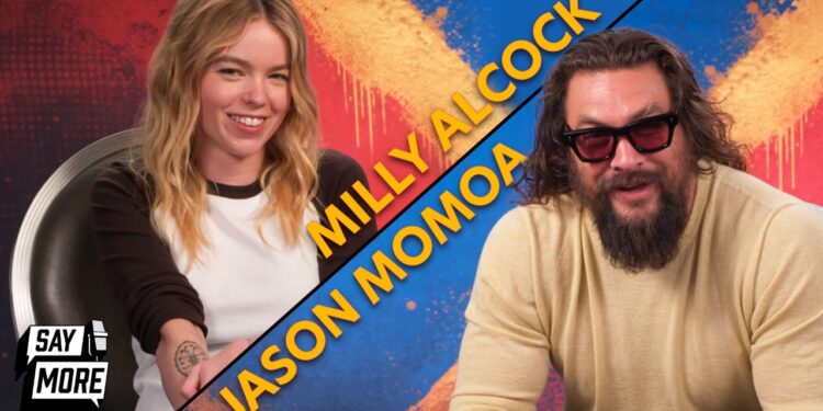 Supergirls Milly Alcock and Jason Momoa weigh in why nice isnt all that super
