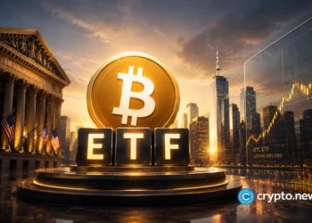 Bitcoin ETFs draw $853.5M in five-day inflow streak