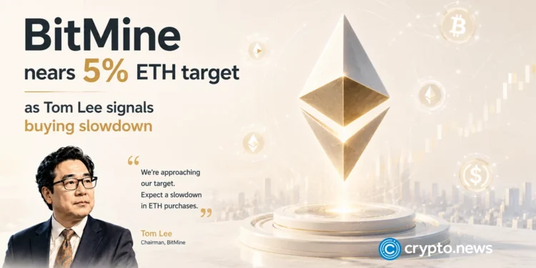 BitMine adds another 7,391 ETH as BMNR tests key resistance