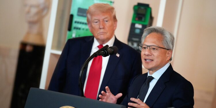 Nvidia CEO Jensen Huang Took a Call From Donald Trump in the Middle of an All-Hands