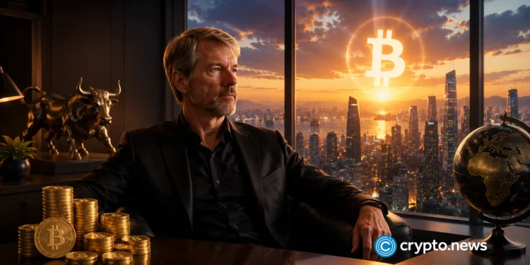 Strategy stock sinks as Saylor puts Bitcoin buys on hold