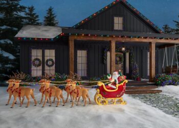 Home Depot is kicking off the holidays with a 10-foot polar bear and a Santa you control from your phone