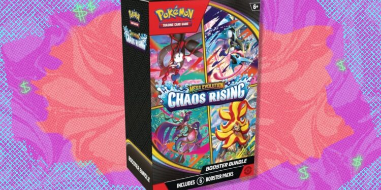 Best-ever price: The Pokémon TCG Chaos Rising Booster Bundle is under $50 at Amazon