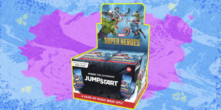The Magic: The Gathering Marvel Super Heroes Jumpstart Booster Box is 28% off at Amazon