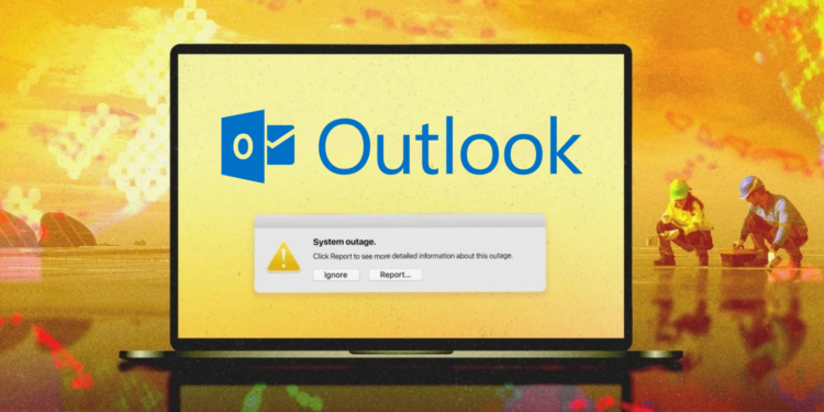 Microsoft Outlook variation outage reported by thousands of users on Monday
