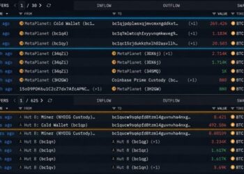 Metaplanet, Hut8 Move $125 Million in Bitcoin off Exchanges