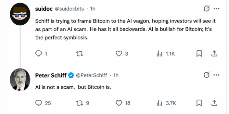 Peter Schiff Says AI Could Turn Into Bitcoin’s Biggest Threat