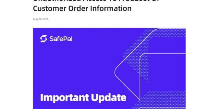 Data Breach Hits 39,798 Safepal Customers After Order Plugin Flaw