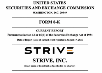 Strive Buys 79 Bitcoin, Expands Its $1.27B Corporate BTC War Chest