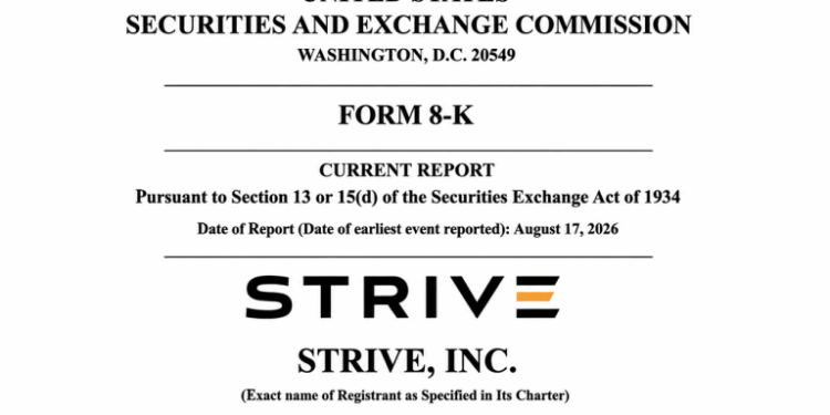 Strive Buys 79 Bitcoin, Expands Its $1.27B Corporate BTC War Chest