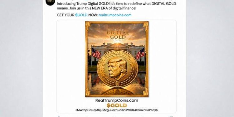 Trump-Linked Account Rugs GOLD Token, Nets $312K Profit