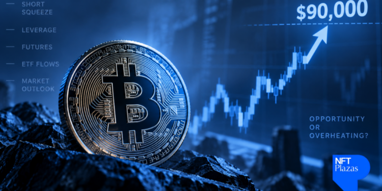 Bitcoin Could Test $90,000 After Shorts Get Squeezed, but Traders Warn Leverage Is Building