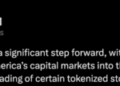 SEC Sets Guardrails for Tokenized Stock Trading Venues