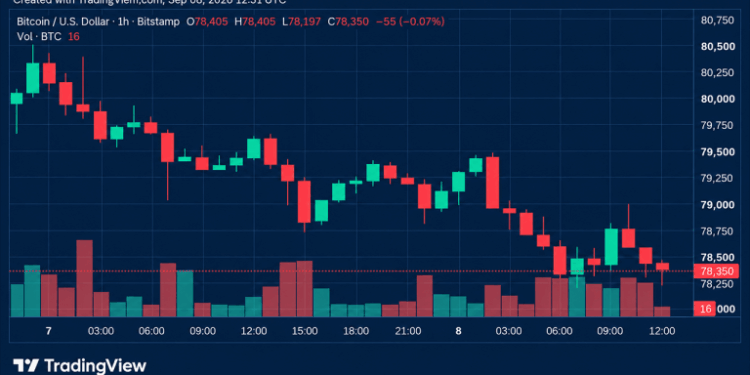 Bitcoin Price Loses Steam as Bears Circle Critical $78K Floor